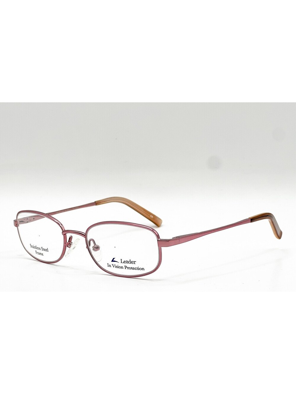 Leader Og 451 Rse Rose Safety Authentic Eyeglasses 48-18-135